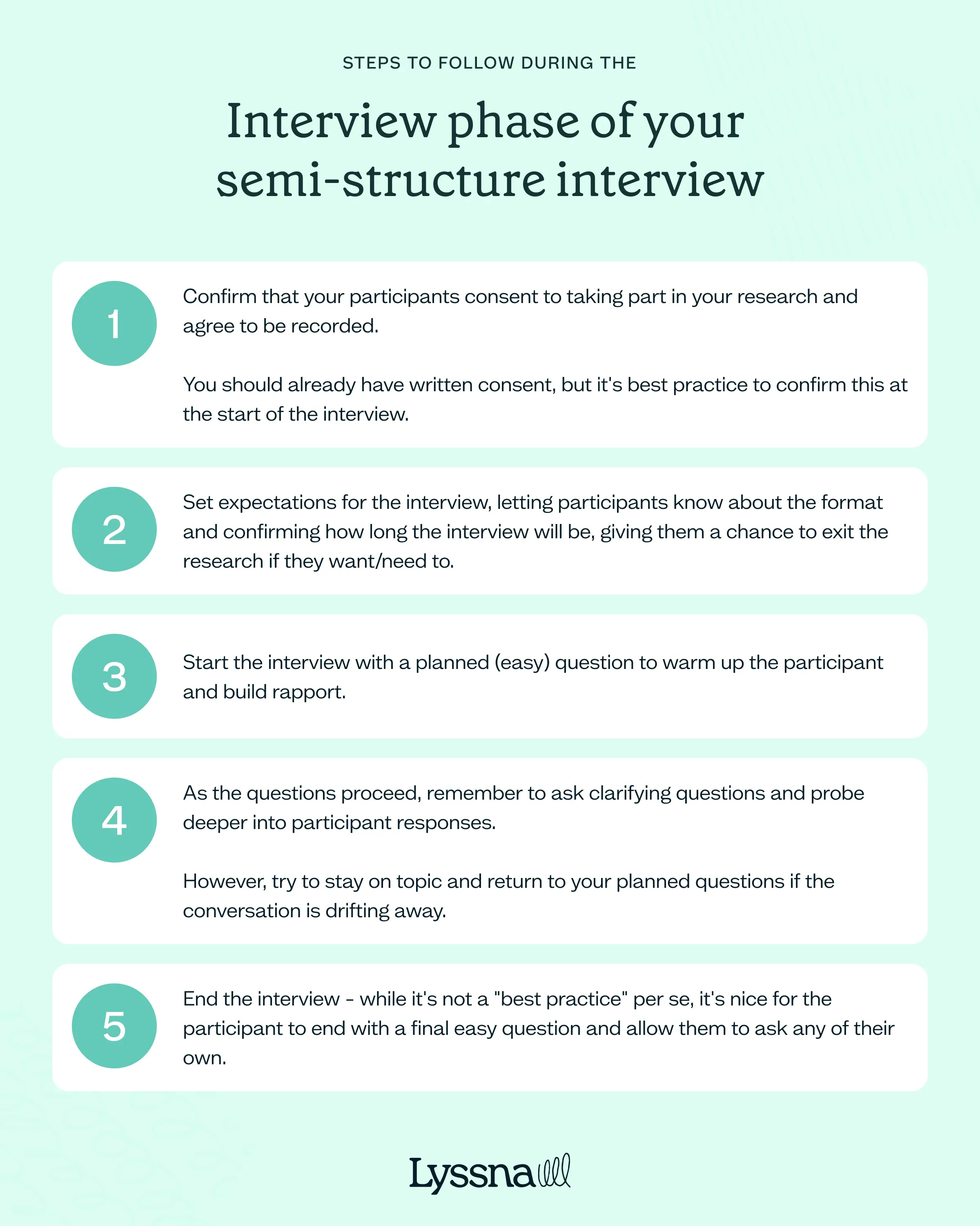 Semi-structure interview