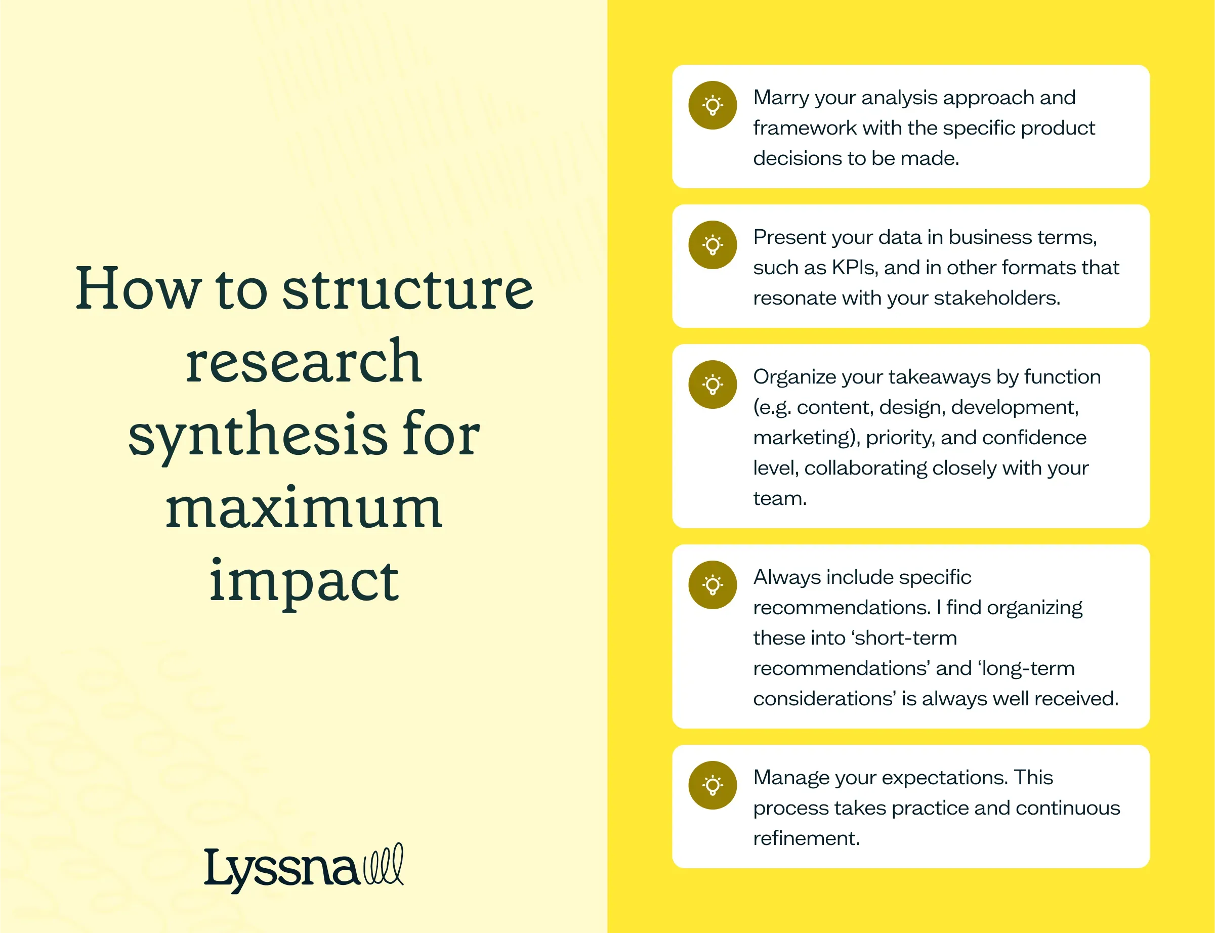 User research insights