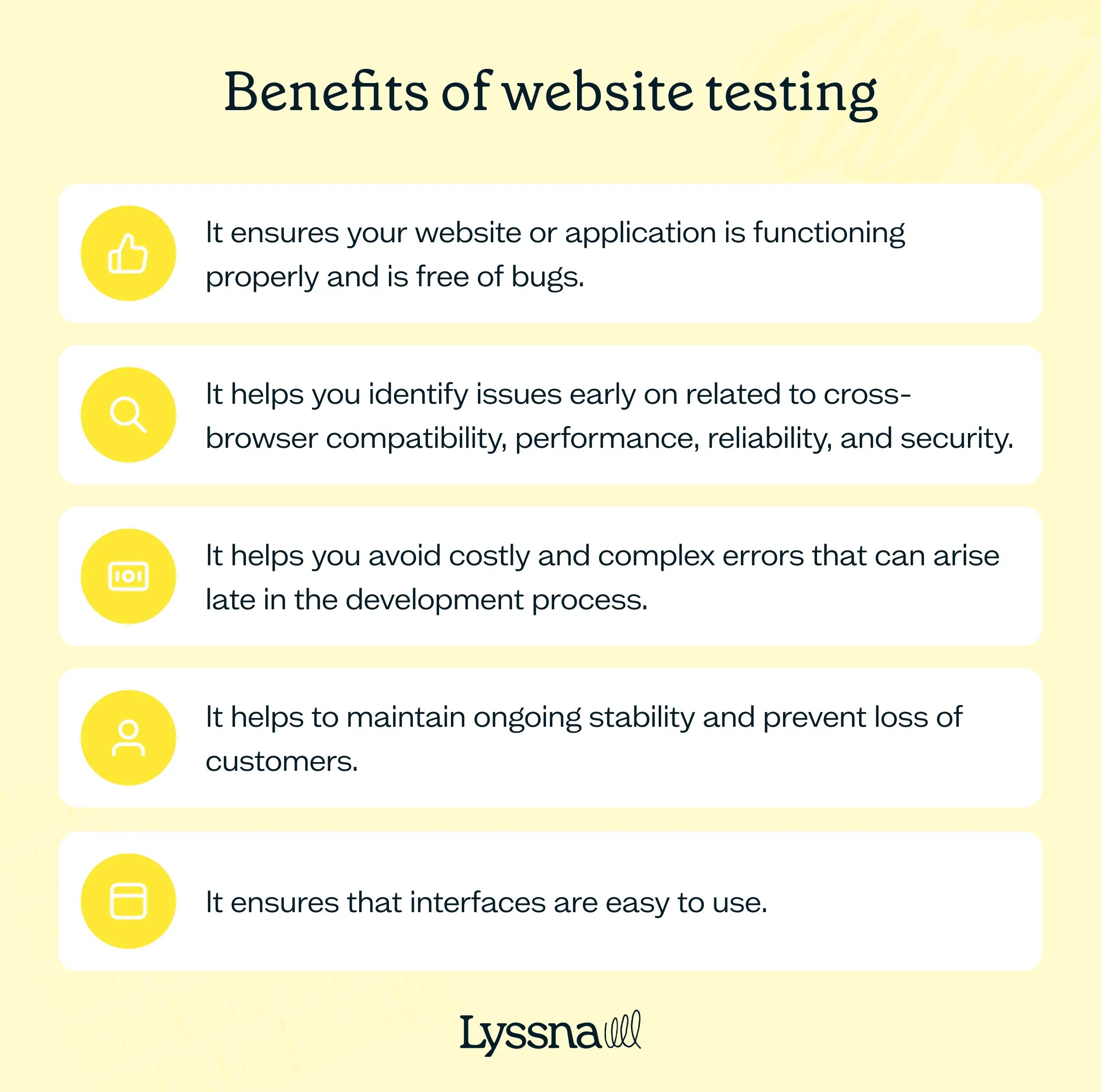 Website testing guide