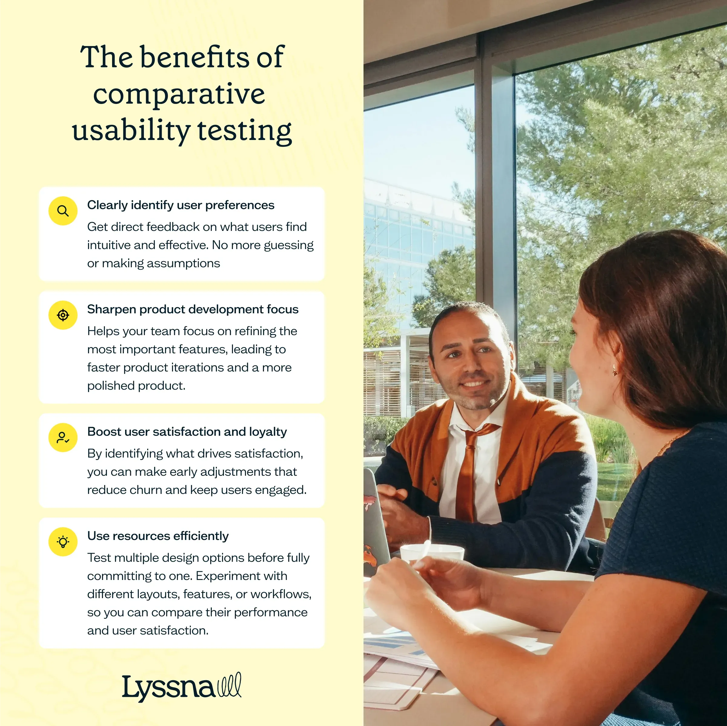 The benefits of comparative usability testing
