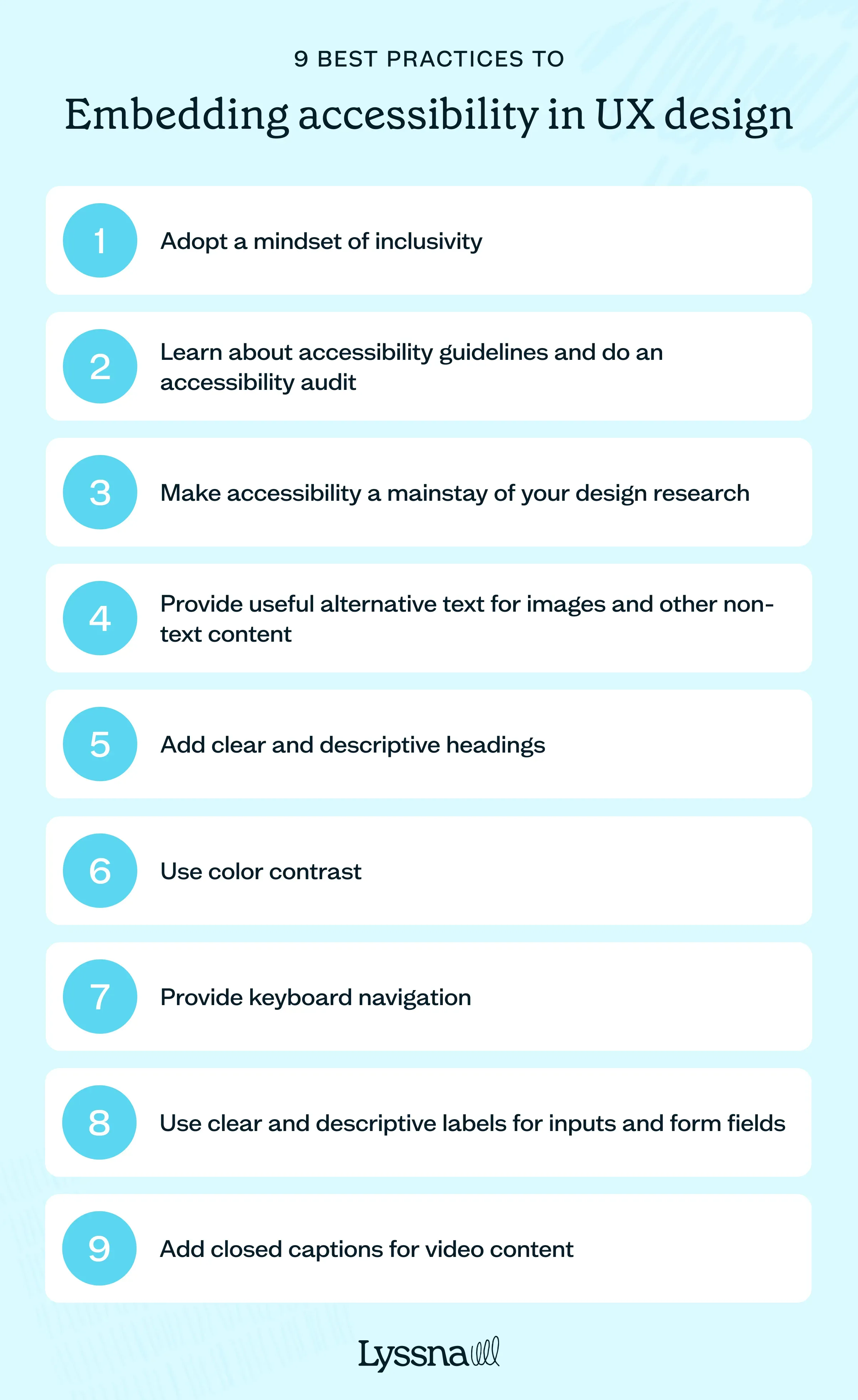 Accessibility in UX design