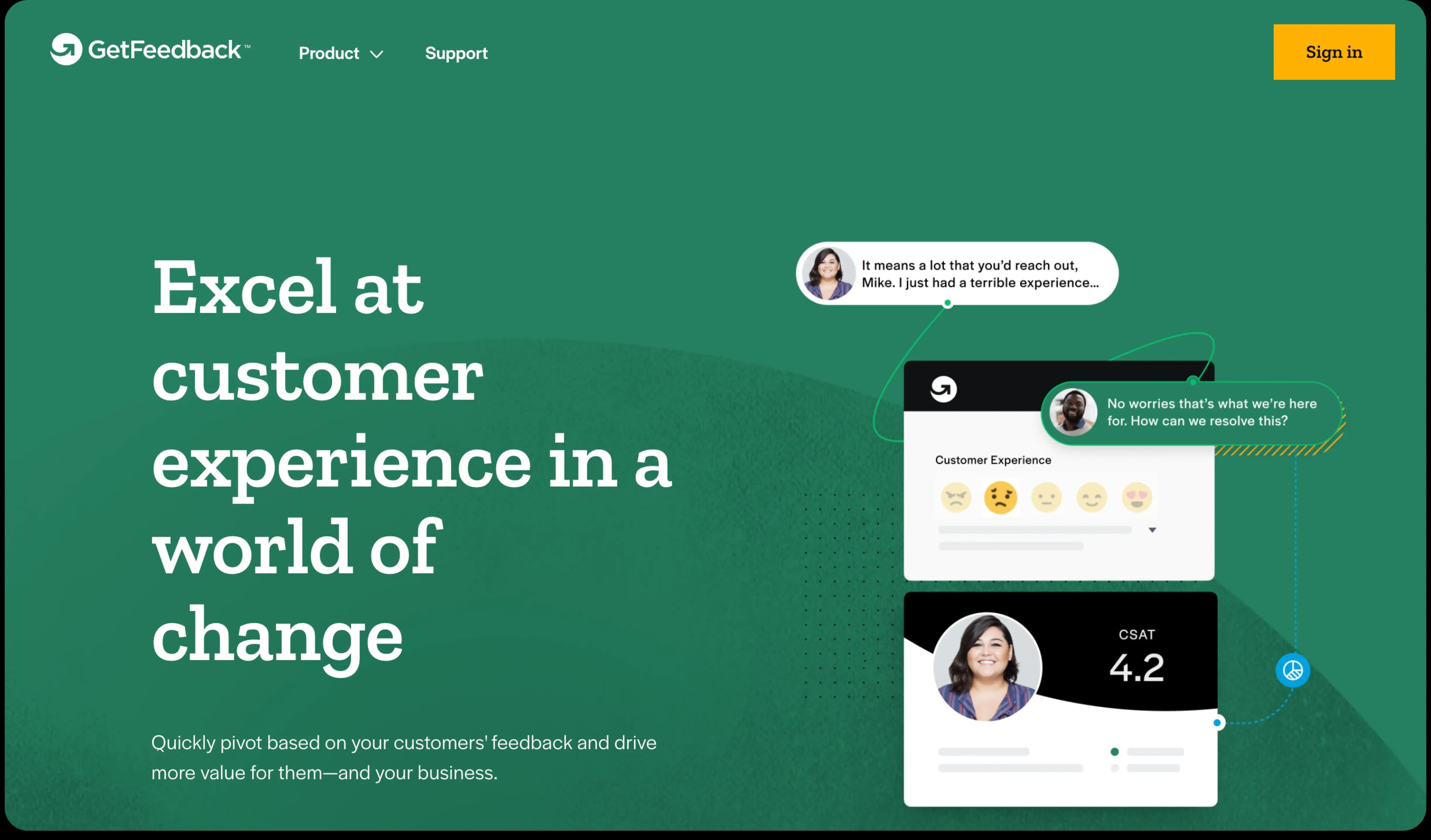 GetFeedback homepage